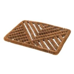 Budget 🥰 Fixman UK Fixman Outdoor Wire And Coir Door Mat Brown 775954 🎉