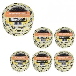 Deals ๐งจ Mammoth Tapes Everbuild Mammoth Masking Tape 38mm X 50m Pack Of 6 ๐