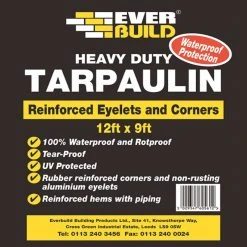 Budget 🎉 Everbuild Heavy Duty Builders Tarpaulin 12 X 9 1TARP9 ⌛ -Everbuild Sales Store unnamed file 281