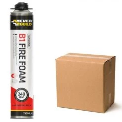 Brand new 🌟 Everbuild B1 Gun Grade Expanding 4hr Fire Foam Box Of 12 B1FIREGUN 🤩