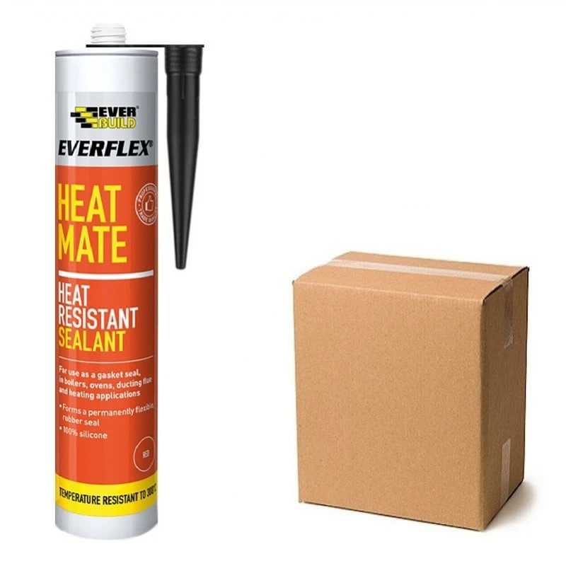 New โจ Everbuild Heat Mate Heat Resistant Silicone Sealant Black Red Box 12 ๐ 4 New โจ Everbuild Heat Mate Heat Resistant Silicone Sealant Black Red Box 12 ๐ - Image 2