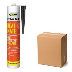 Flash Sale 😉 Everbuild Heatmate Heat Resistant Silicone Sealant Box Of 12 - Black Red 😍 -Everbuild Sales Store unnamed file 446
