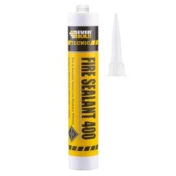 Deals 🌟 Everbuild Tecnic Fire Sealant 400 Silicone Fireseal White Black Grey 😉
