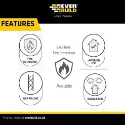Brand new 🧨 Everbuild AC95 Intumescent Acoustic Sealant Adhesive 900ml AC95900 🛒 -Everbuild Sales Store unnamed file 536