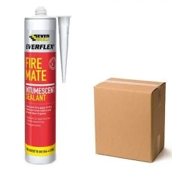 Brand new 🔔 Everbuild Fire Mate 5hr Intumescent Acrylic Sealant Box Of 25 🌟