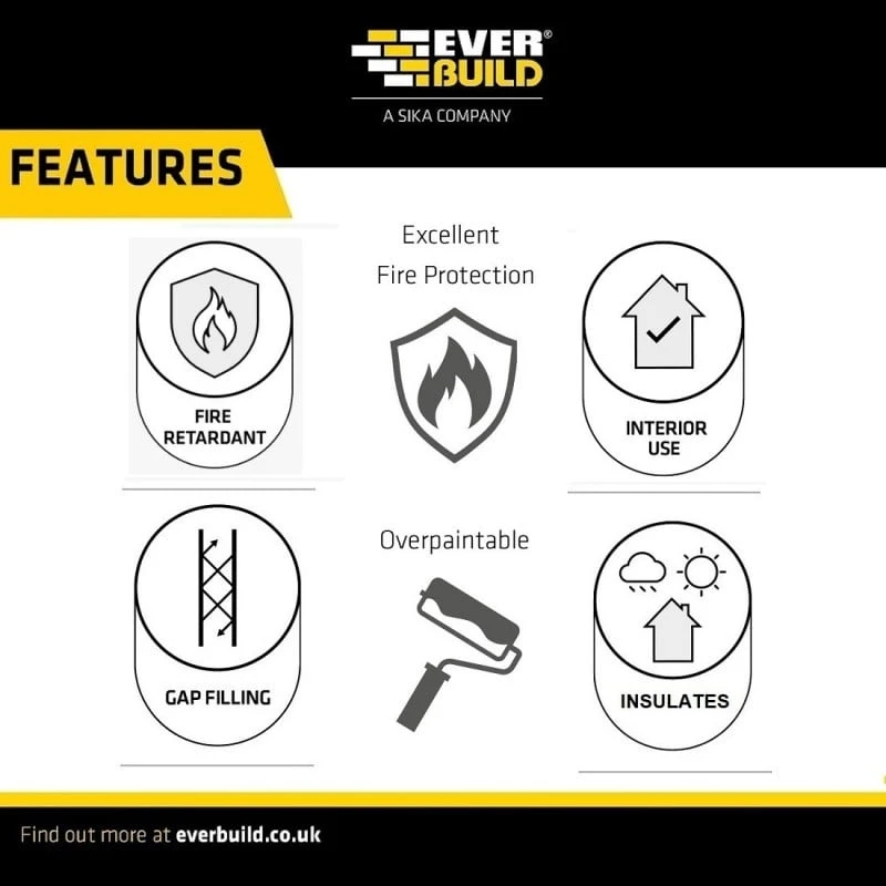 Brand new 🔔 Everbuild Fire Mate 5hr Intumescent Acrylic Sealant Box Of 25 🌟 9 Brand new 🔔 Everbuild Fire Mate 5hr Intumescent Acrylic Sealant Box Of 25 🌟 - Image 7