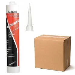 Coupon ๐ Geocel Acoustic FR Fire Intumescent 380ml Sealant Box Of 12 - WHITE ๐คฉ