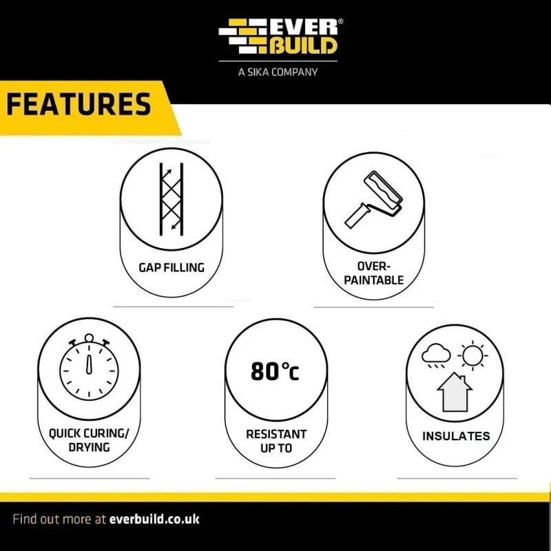 Flash Sale 🧨 Everbuild Thermofoam Airtight Acoustic Expanding Foam EVTHERM7 🥰 7 Flash Sale 🧨 Everbuild Thermofoam Airtight Acoustic Expanding Foam EVTHERM7 🥰 - Image 5