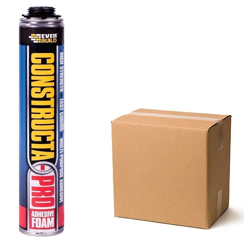 Brand new โ Everbuild Constructa Pro Adhesive Foam CONPRO07 Box Of 12 ๐งจ 1 Brand new โ Everbuild Constructa Pro Adhesive Foam CONPRO07 Box Of 12 ๐งจ