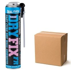 Deals โ Everbuild PinkGrip Dry Fix FR Box Of 12 Dryfix Plasterboard Foam โจ