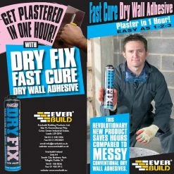 Deals 🔥 Everbuild PinkGrip Dry Fix FR Dryfix Plasterboard Installation Foam DRYFIX7 😍 -Everbuild Sales Store unnamed file 706