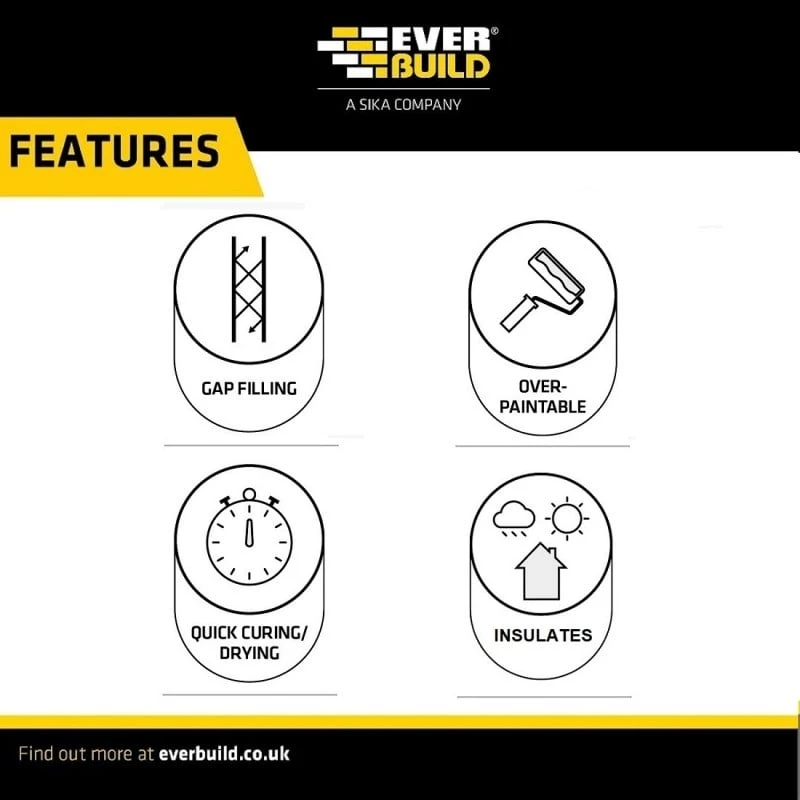 Best Pirce ๐ Everbuild Exact Gap Expanding Foam 500ml Box Of 12 Trade Option ๐ 7 Best Pirce ๐ Everbuild Exact Gap Expanding Foam 500ml Box Of 12 Trade Option ๐ - Image 5