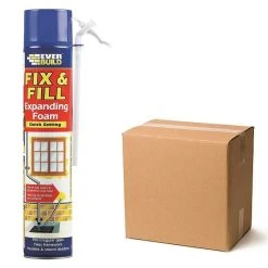 Best Pirce 🎁 Everbuild Fix & Fill Expanding Foam 750ml EVFF7 Box Of 12 🥰