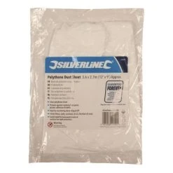 Wholesale 🤩 Silverline Tools Silverline Decorators Polythene Dust Sheet 12 X 9 633539 👏 -Everbuild Sales Store unnamed file 88
